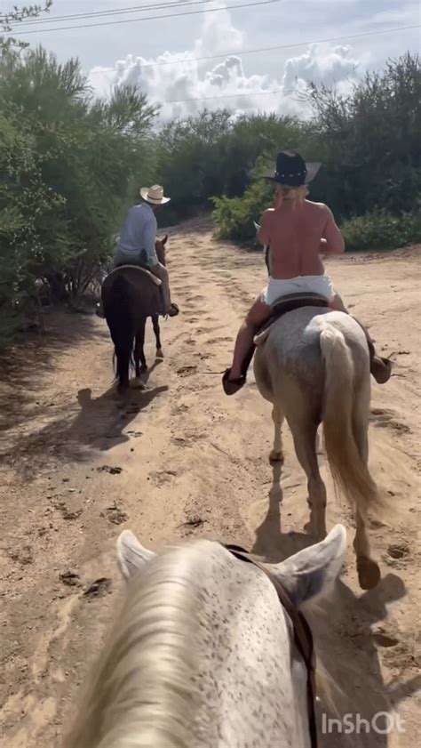 britney spears horseback topless|Britney Spears Shocks Fans With Topless Horse Riding And